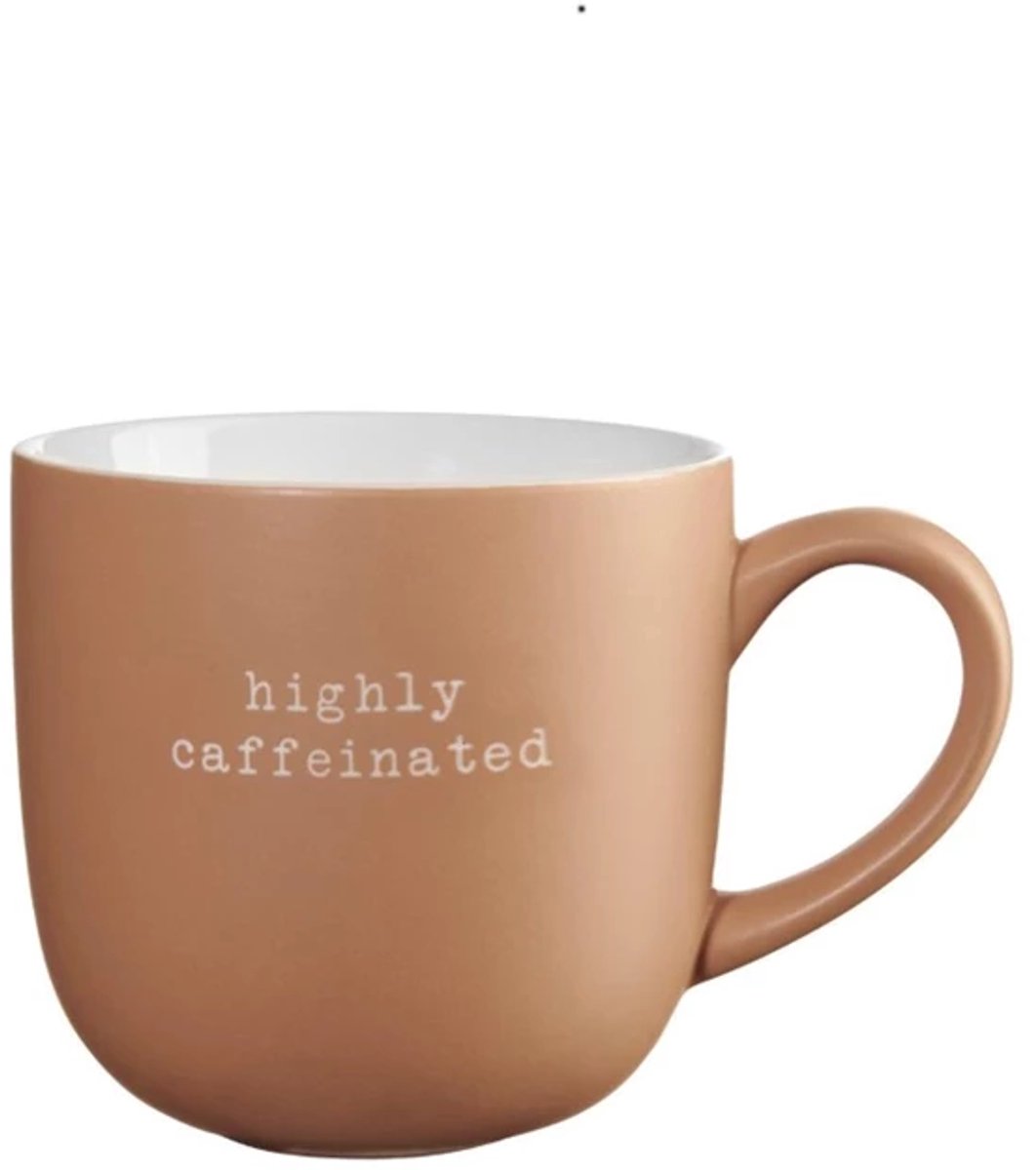 Asa Hey beker 0.6L 'highly caffeinated'