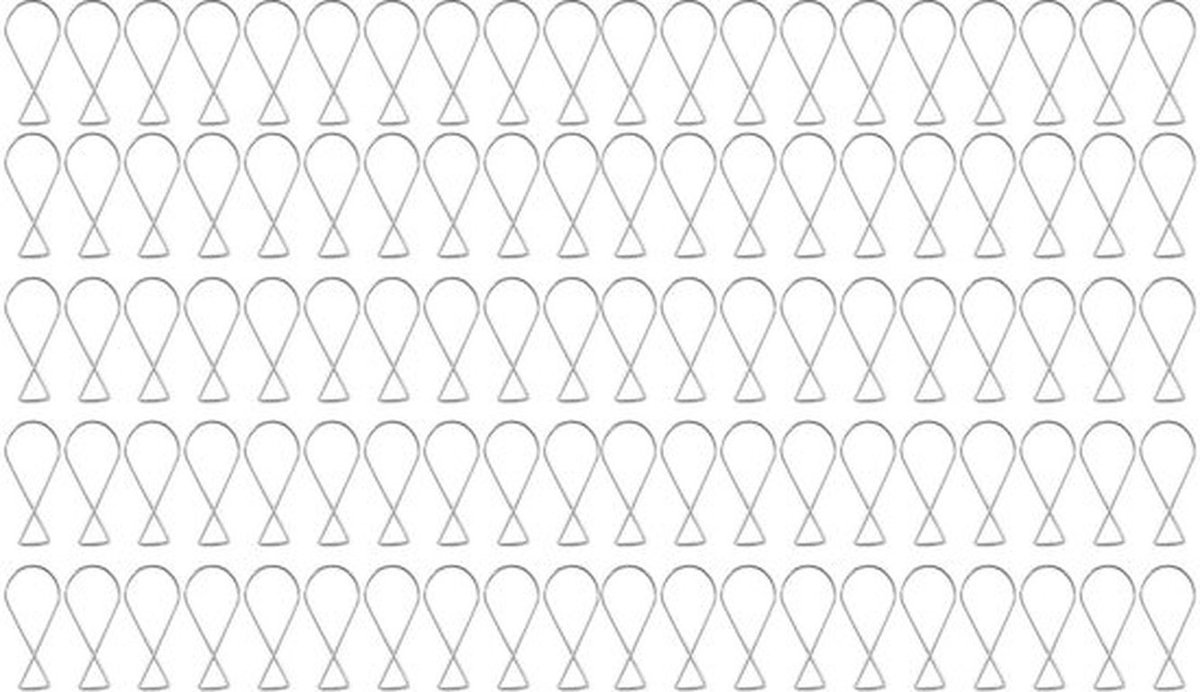 Plafondhaak 100 Stuks - Gegalvaniseerd Staal - Automatische Rebound Clips - Ophangsysteem - Eenvoudig te Installeren - Voor Decoraties - Ophanghaak