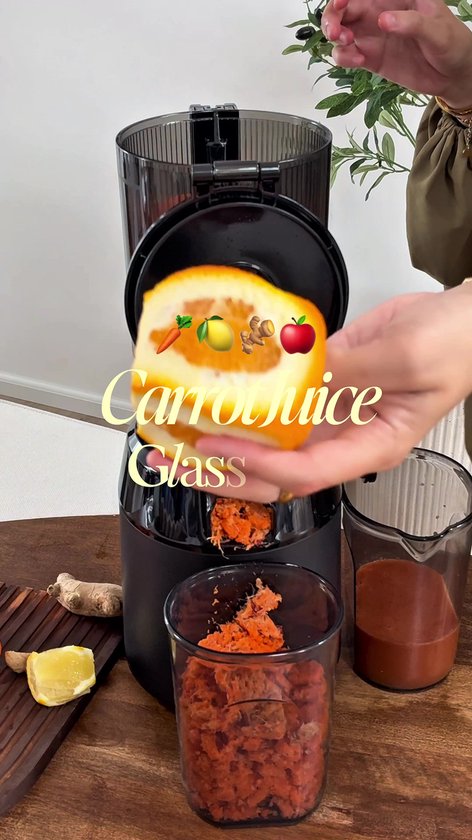 COOK-IT Slowjuicer XL - Anti Goutte - Anti Oxydation - Extra Fort - Entonnoir XL