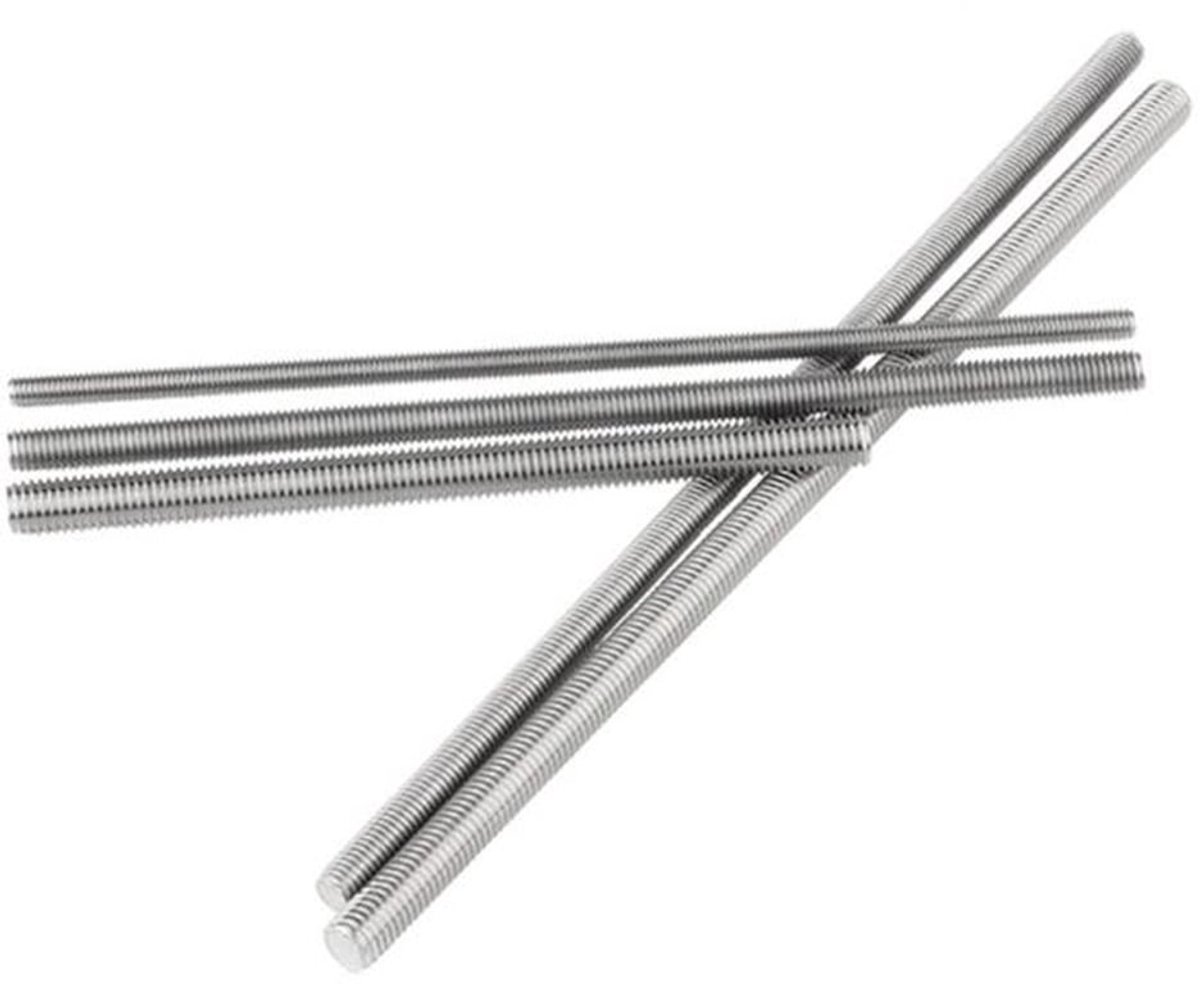 Rod Bar Studs M4x140mm - Roestvrij Staal - 5 Stuks - Draadstang - Duurzaam - Hoge Kwaliteit