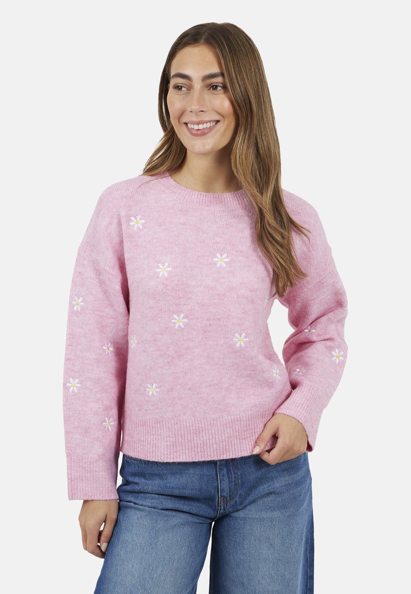 Brave Soul - Outdoortrui - Acryl - Vrouwen - Maat M - roze