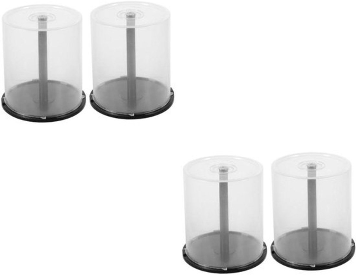 CD Opbergdozen - DVD Houders - Media Organiseren - Transparant PP Materiaal - 15.1x14.2x14.2CM - Transparant