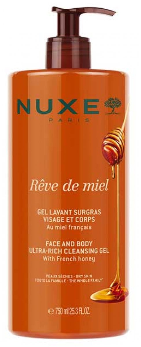 Nuxe Rêve de Miel Vette Reinigingsgel Limited Edition 750 ml