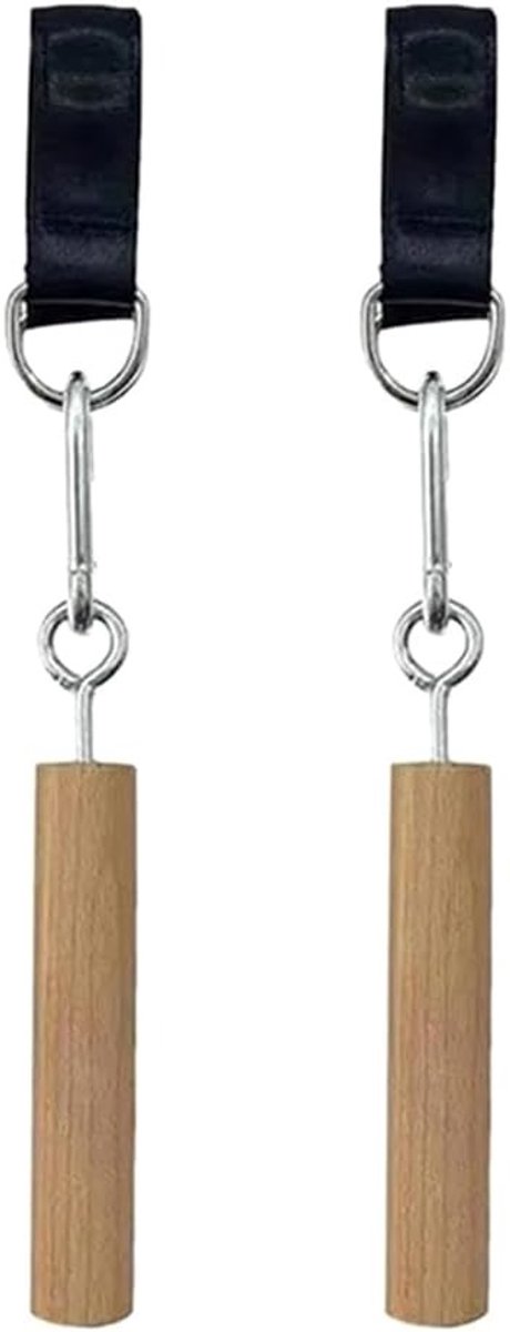 Houten Handgreep voor Pull-Up Oefeningen - Versterk Vingers en Armen voor Klimtraining en Fitness Accessoires
