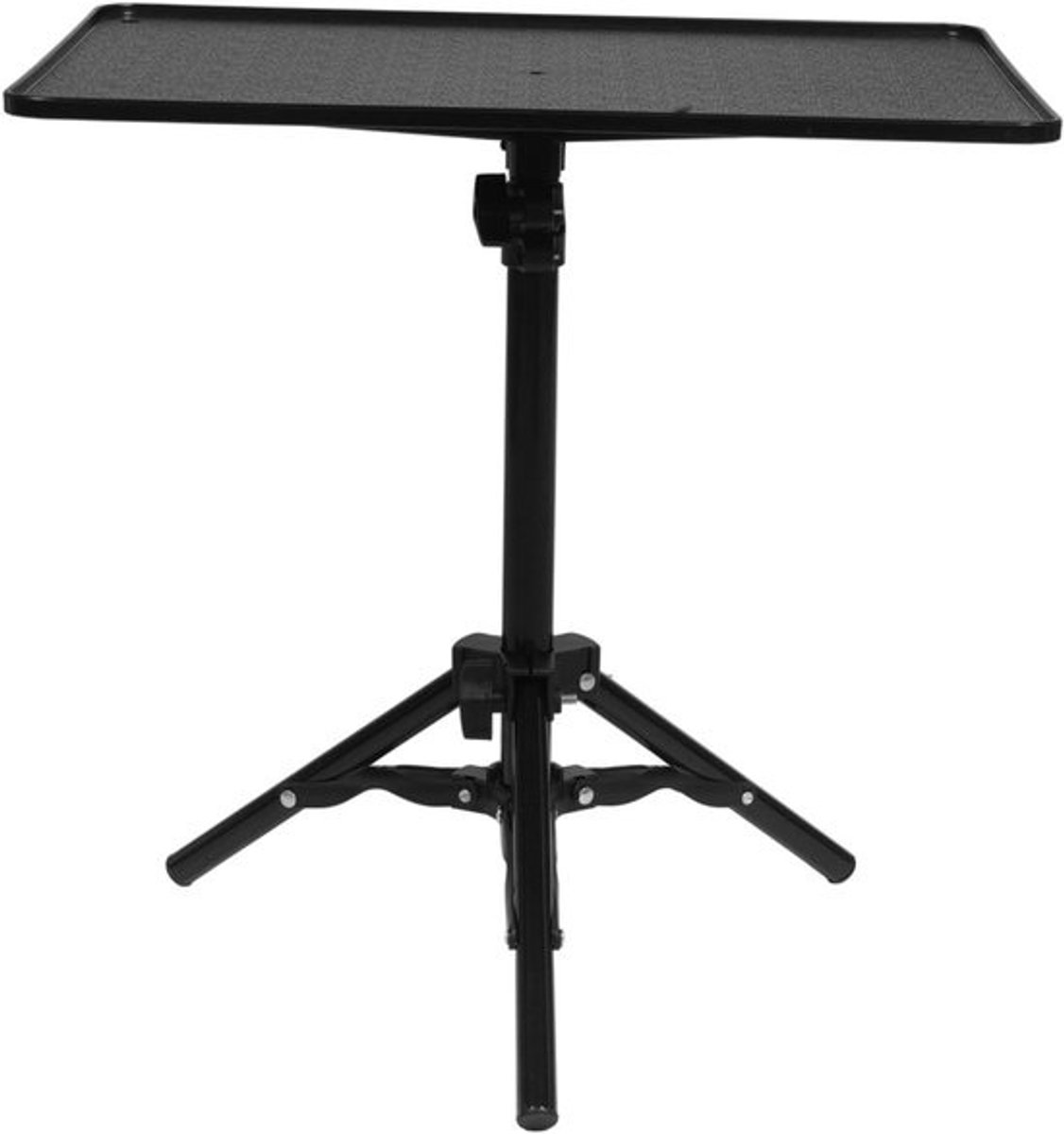 Projector Statief - Laptop Standaard - Thuisgebruik Buiten - Verstelbare Hoogte Hoek - 40x30x20cm - Zwart