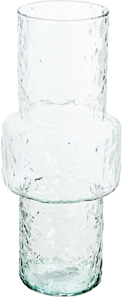 Vaas van glas - Transparant - 14 x 14 x 33 cm