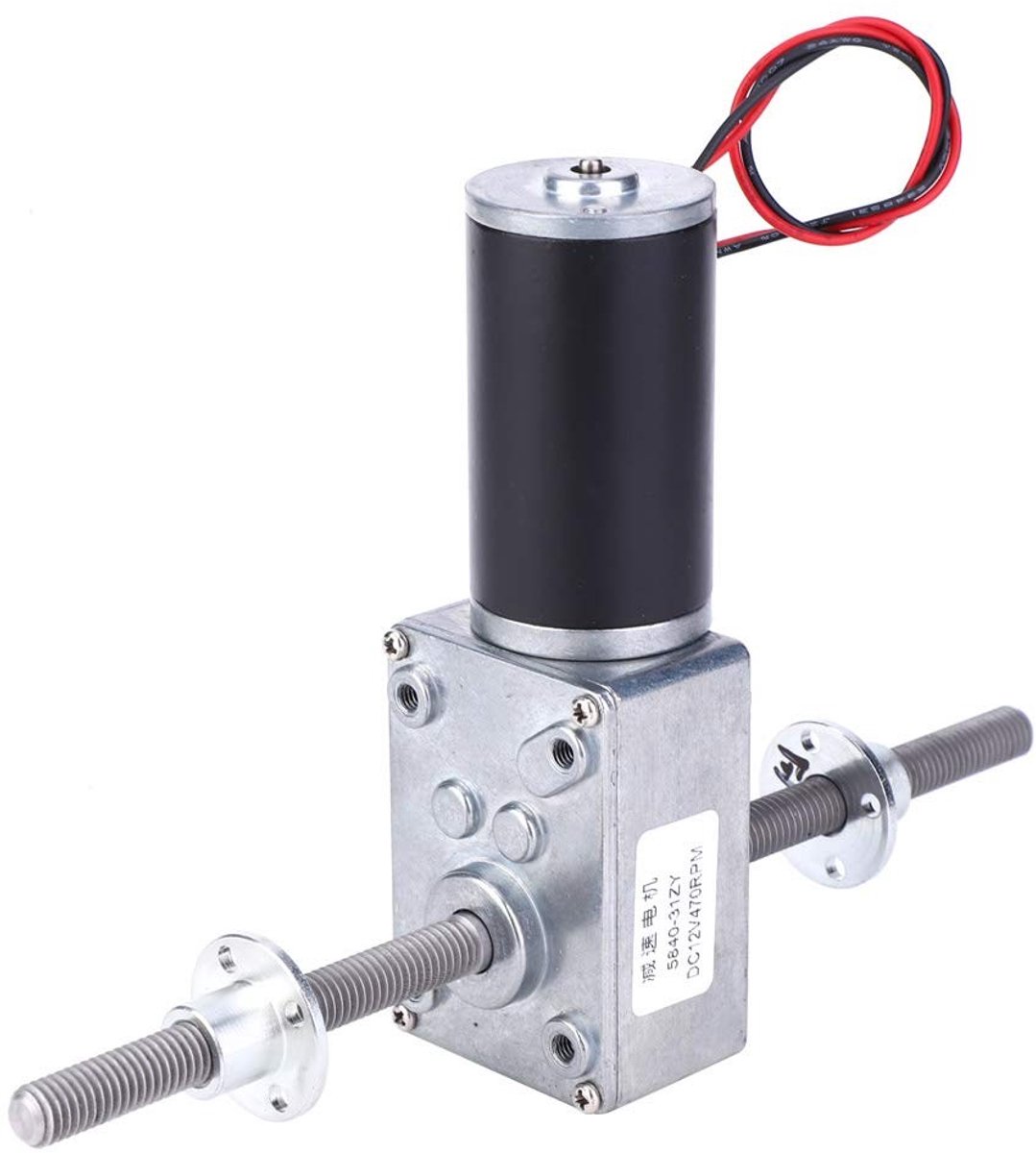 Tandwielmotor M8 - Dubbele schacht met flensoverbrenging 500