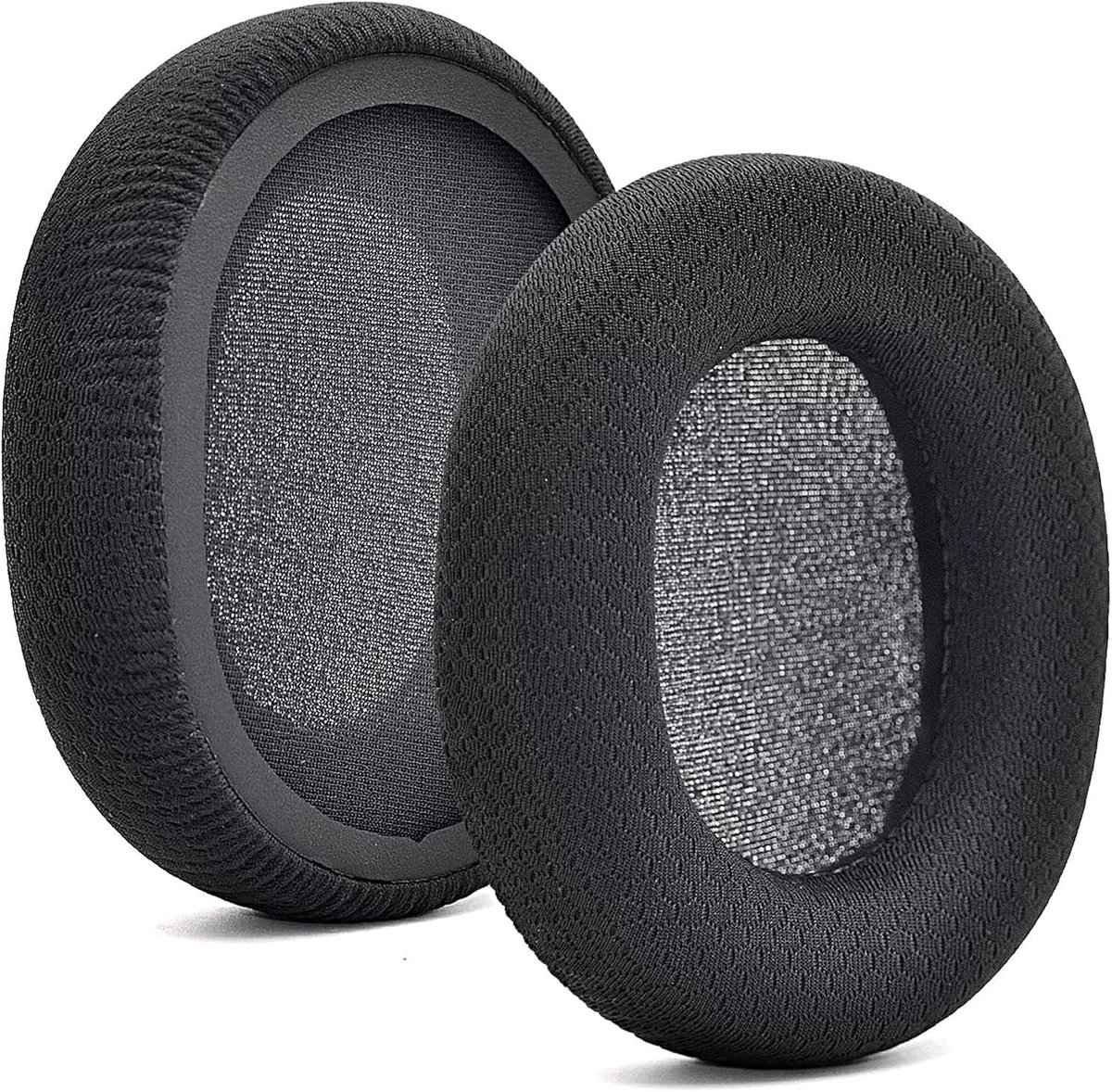 Vervangende Oorkussens voor Gaming Headsets - Zwarte Stof met Geluidsisolatie voor Comfort en Duurzaamheid