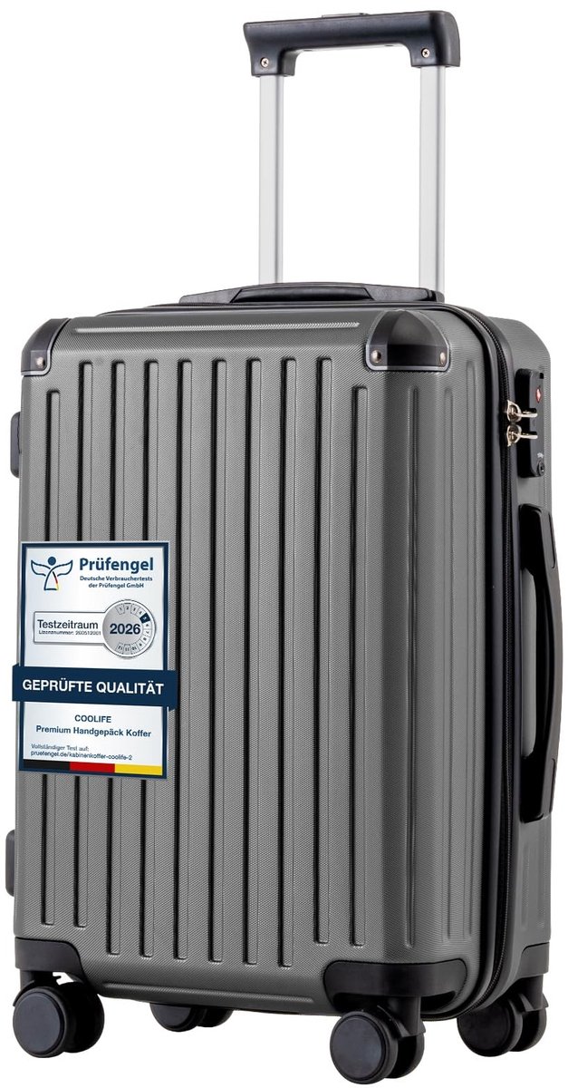Handbagage Koffer met Slot - 55.5 x 38.5 x 22.5 cm