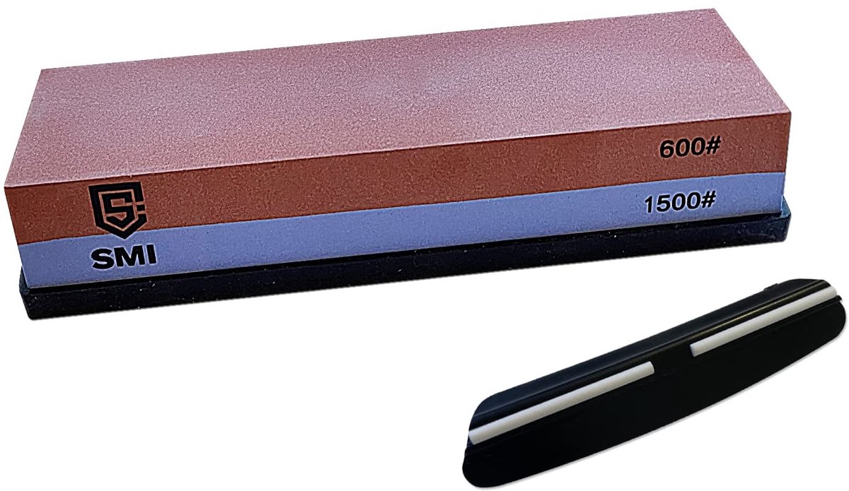 Slijpsteen 600/1500 - Professionele mes slijper met antislip basis
