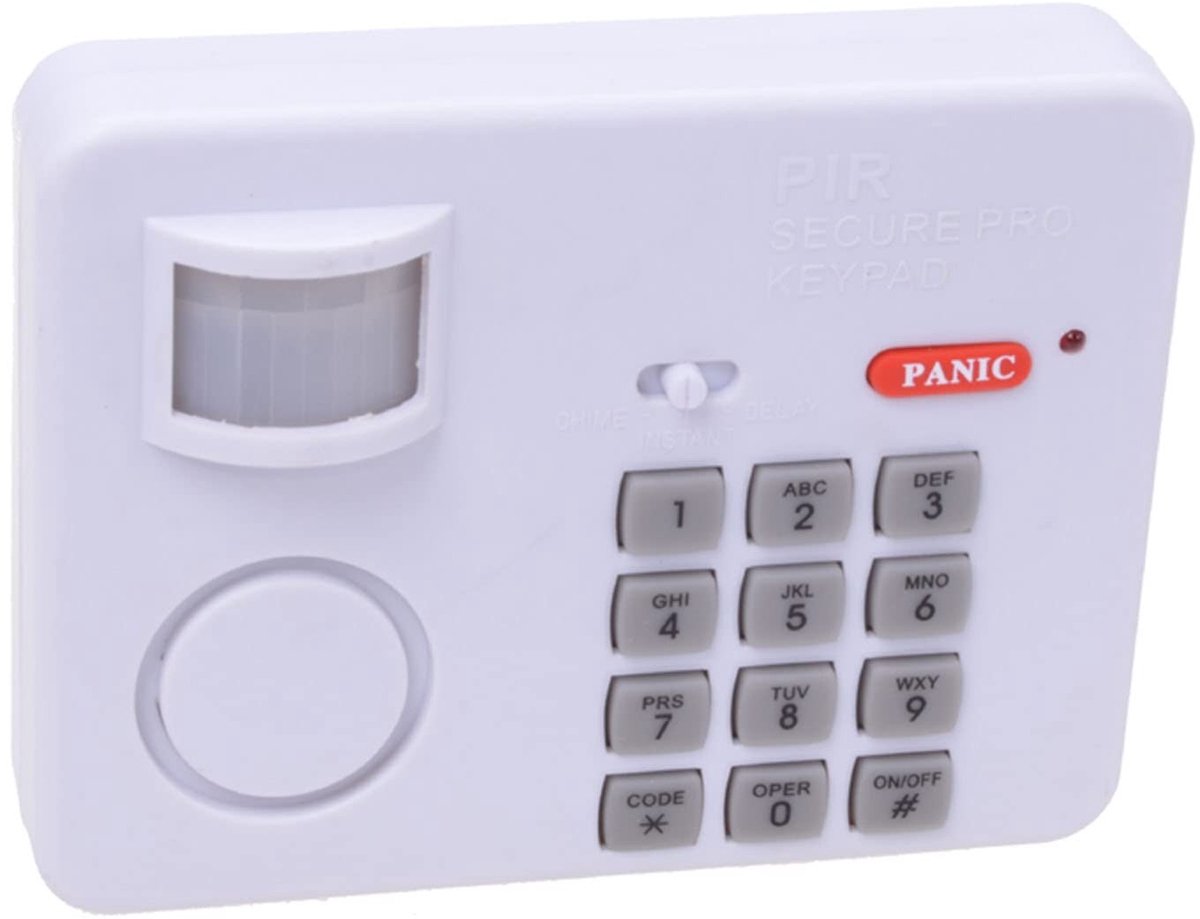 Draadloos Alarmsysteem met Bewegingssensor - Voor Inbraakbeveiliging