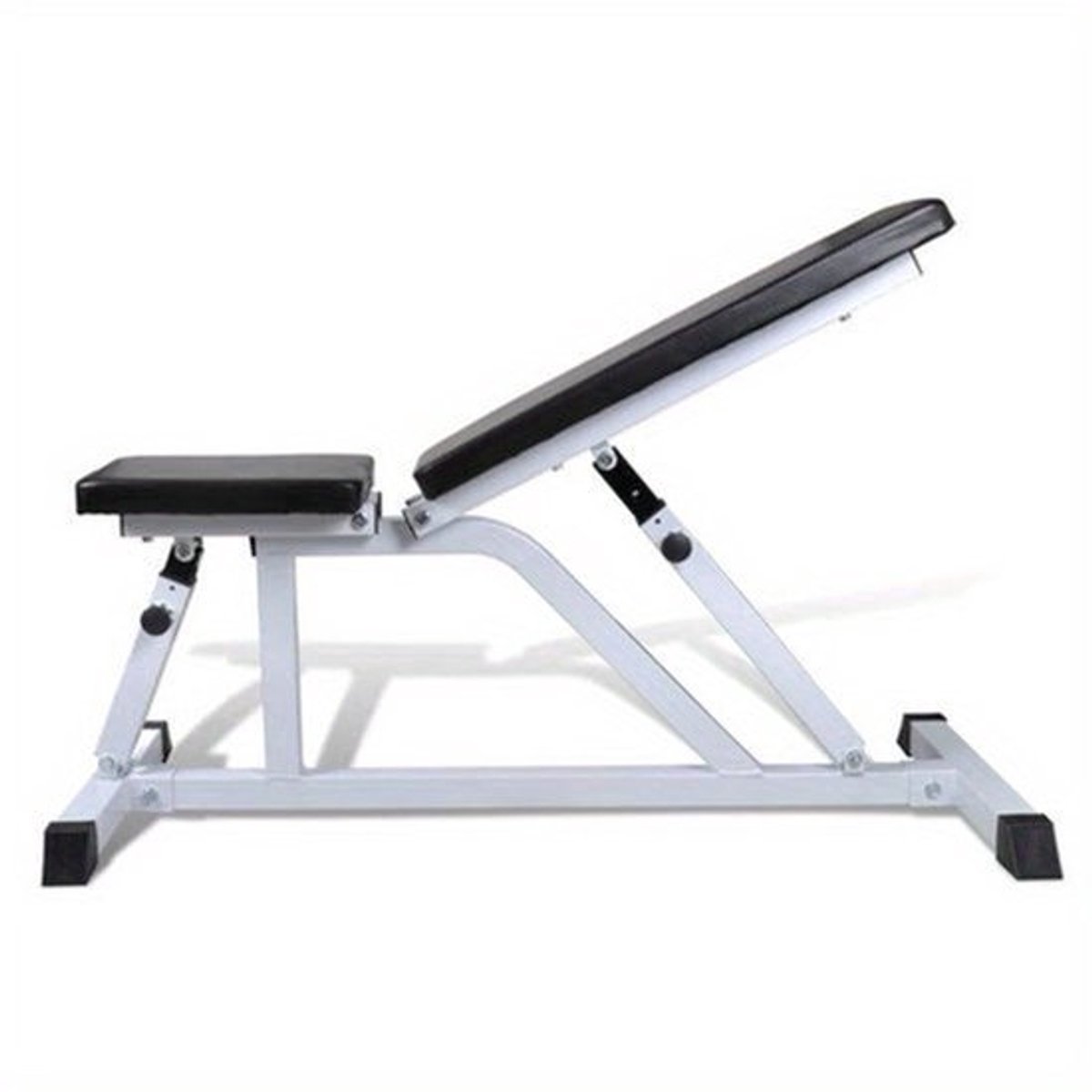 Fitnessbank – Halterbank – Trainingsbank – Fitnessbench – Krachtstation – Robuust Ijzer – Compact & Verstelbaar