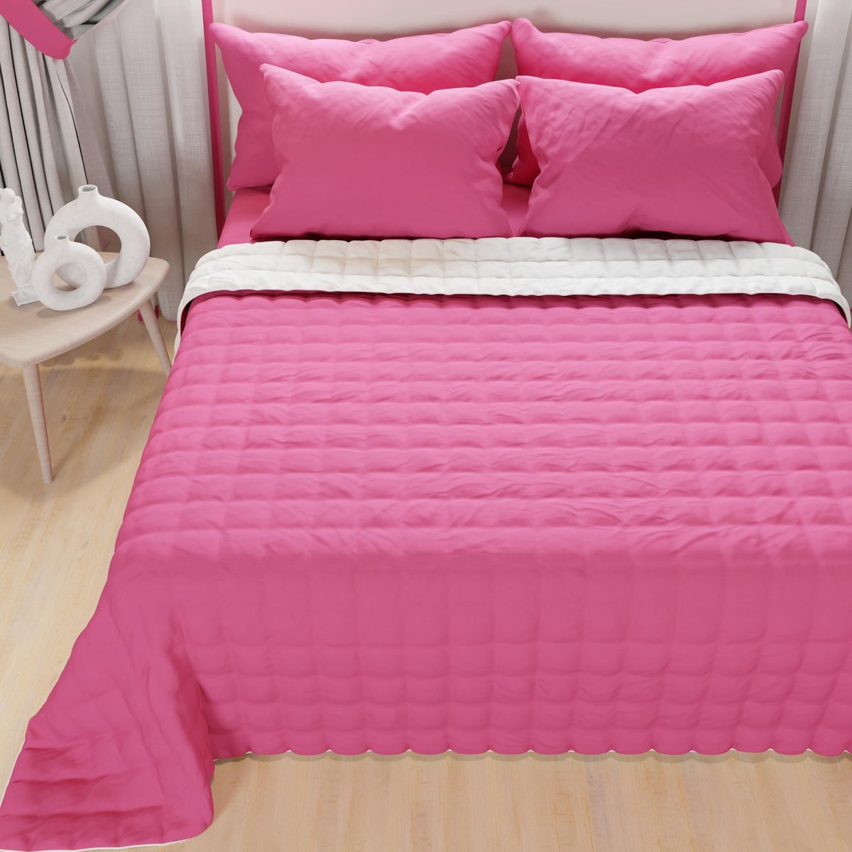 Quilt voor Franse bedden - Dubbelzijdig en lichtgewicht