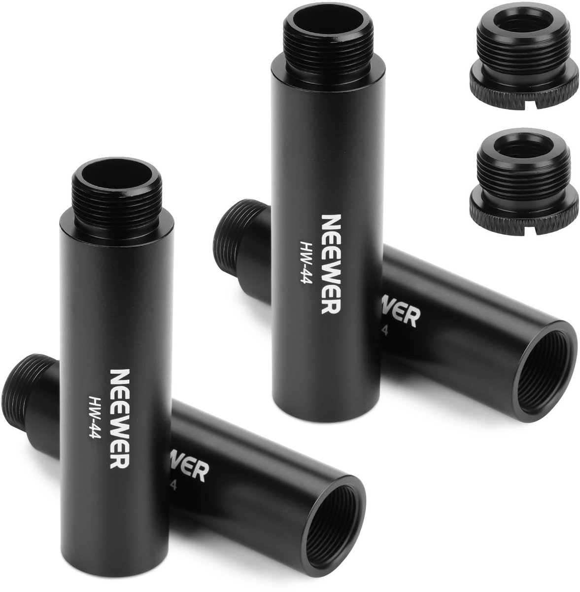 Microfoonstandaard Extensie Set - 6-delige Alu Houder en Adapters