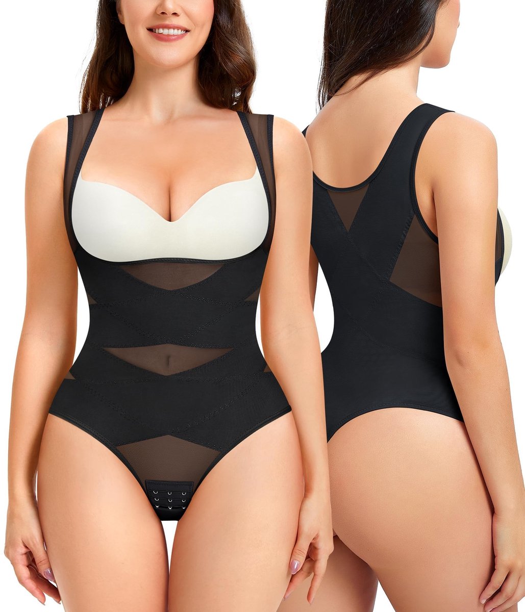 Shapewear voor Vrouwen - Abdominale Controle - Zwart - XL