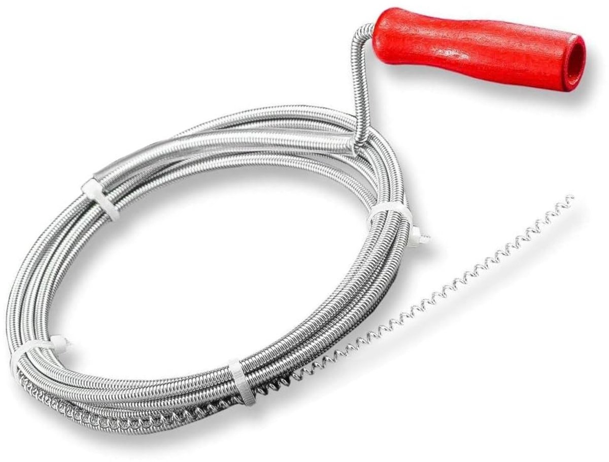Pijp Reinigingsspiral - 10 m lengte, 6 mm diameter