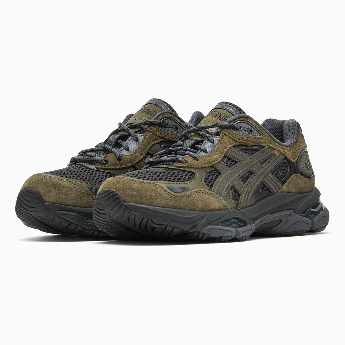 ASICS Gel-NYC 2.0 - Unisex - Graphite Grey Loden Green - Maat EU 35.5