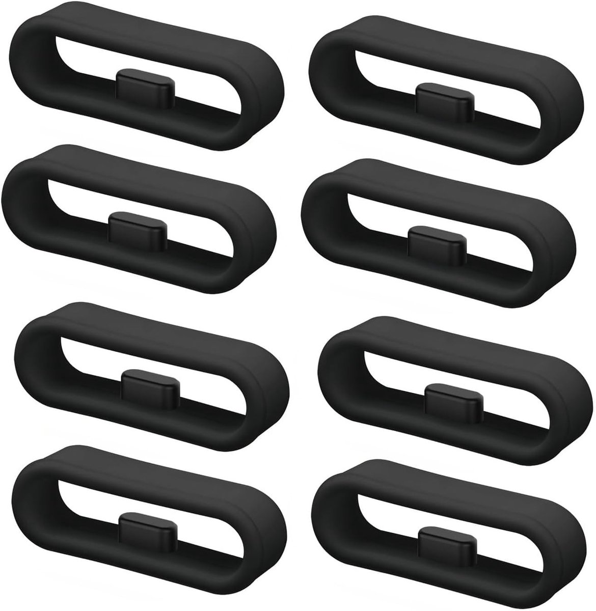 8 Stuks Silicone Horlogeband Lussen, Vervangingsringen voor Forerunner 965 945 745 Instinct, Venu, Epix Gen, Fenix en MARQ Horloges, Duurzaam en Comfortabel