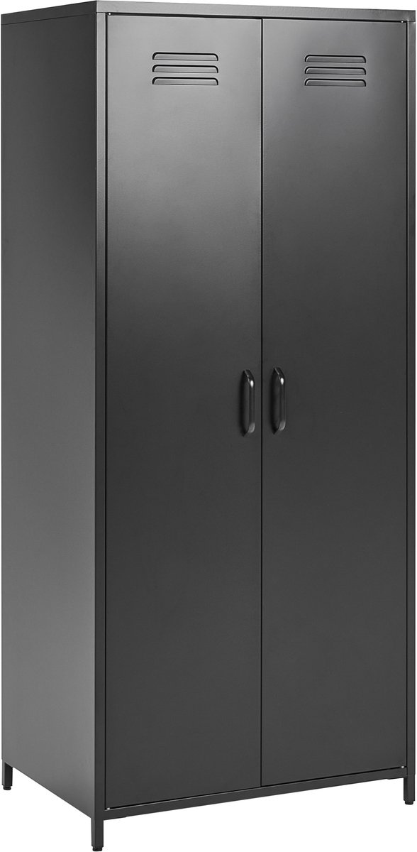 VARNA - Dressoir - Zwart - Staal
