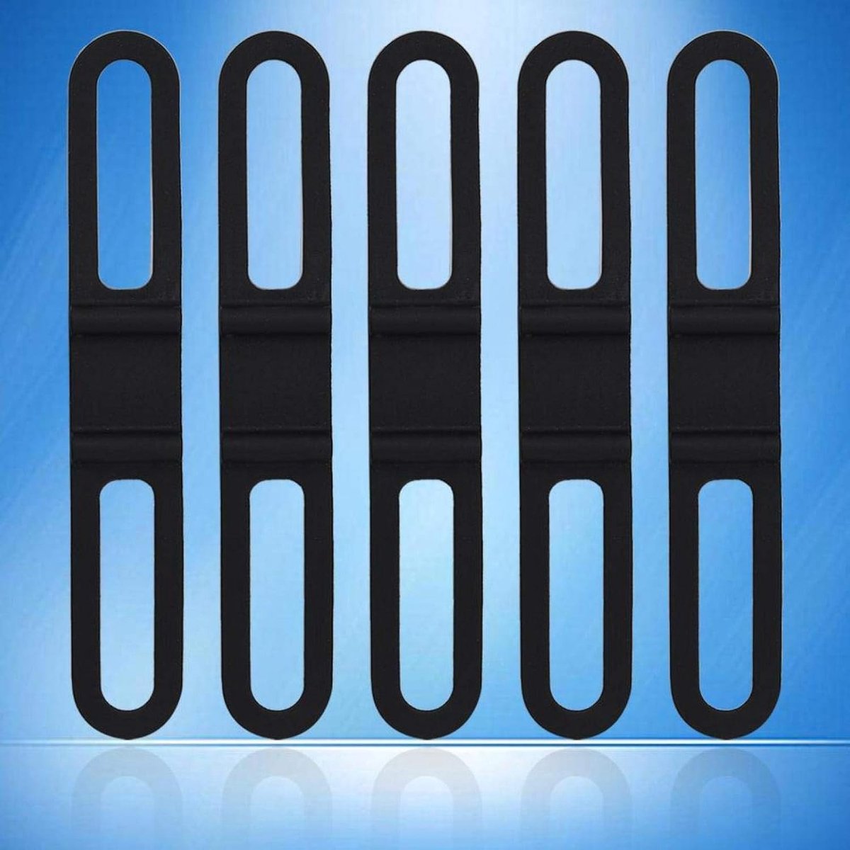 Set van 5 Fietshandvat Bevestigingsbanden - Elastische Band voor Fietsaccessoires, Telefoon en Fleshouder, Ideaal voor Fietsers en Avonturiers