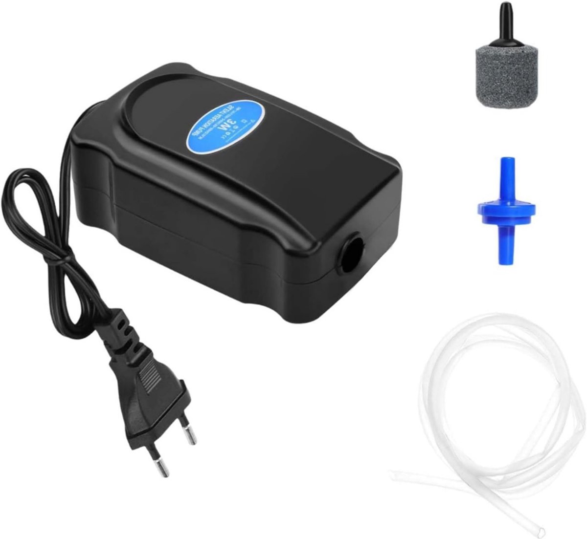 DailySupplies® Luchtpomp Vijver - Zuurstofpomp - Luchtsteen - Luchtpomp Buiten - Elektrisch met snoer