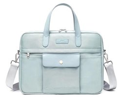 Laptoptas - Draagtas Aktetas - Laptop Beschermen - Ultradun en Lichtgewicht - 15 inch - Blauw