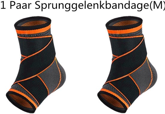 2 x Enkelsupport voor Mannen en Vrouwen, Steunbandage voor Verzwikte Enkel, Gewrichtspijn en Artritis — afbeelding 5