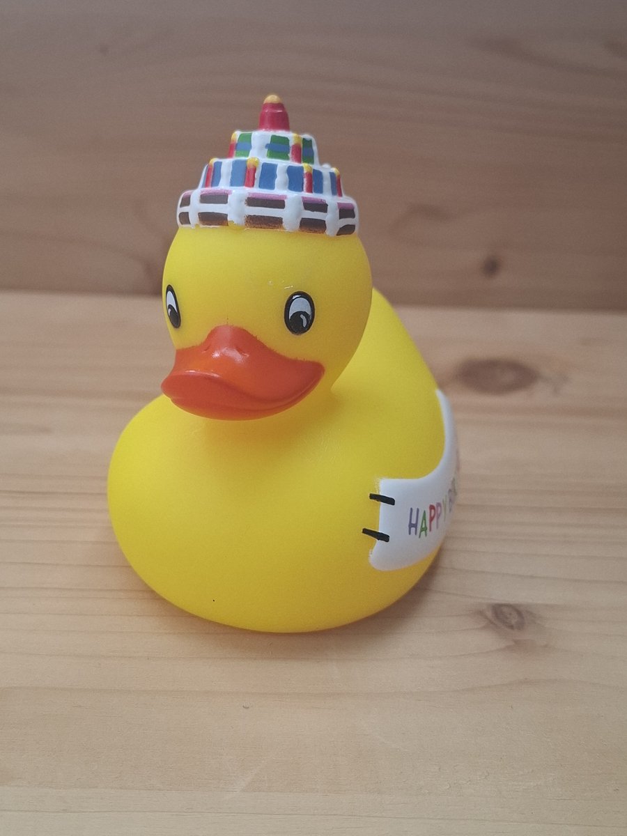 badeend "Happy Birthday"