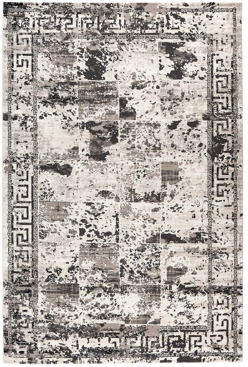 Dutch XXL Vintage Vloerkleed | Tapijt | Olivo | Verweerd | Grijs | 200x290 cm