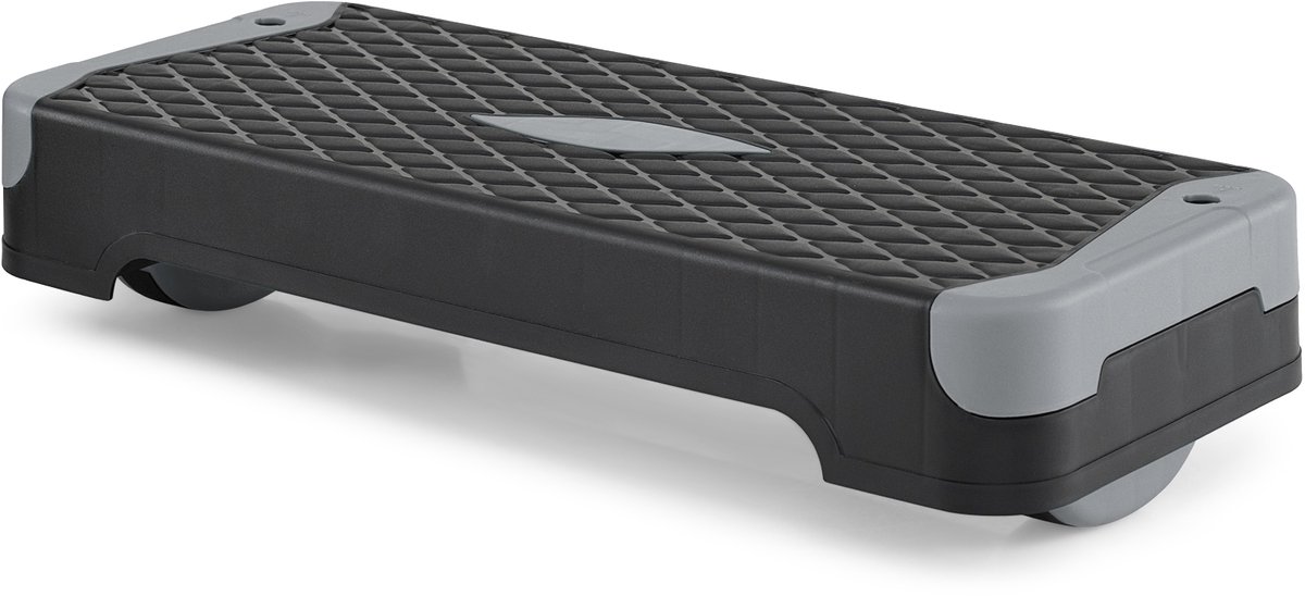 SureDeal® - Aerobic step - Grijs Stepper Hoogte - Stapelbare Verhogingen Balanstrainers - 68x28x10 cm - Grijs