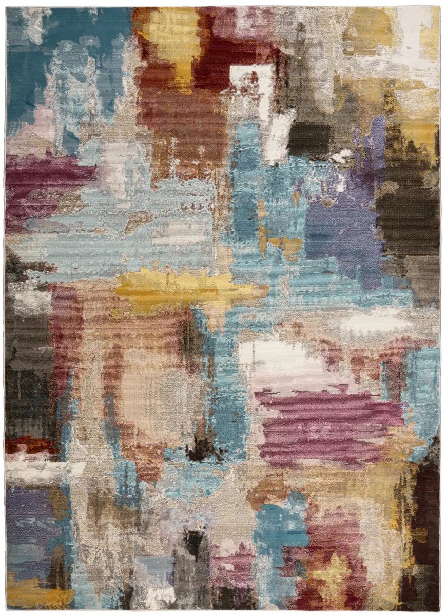 Dutch XXL Retro Vloerkleed | Tapijt | Picasso | Abstract | Multikleur | 80x150 cm