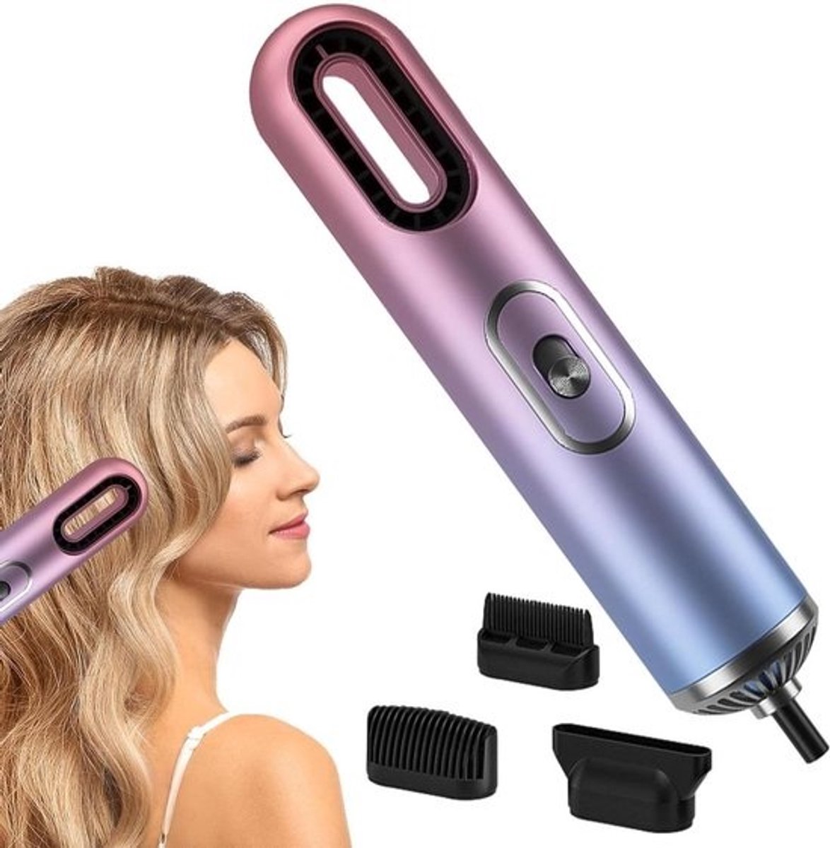 Haardroger Borstel - Föhnborstel Styler - Haar Stylen - Statischevrije Styling - 265 cm - Wit