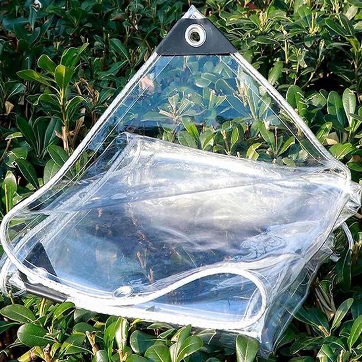 Dekzeil Transparant - Afdekzeil Waterdicht - Bescherming Tuinmeubelen - Scheurbestendig Vinyl - 360 cm x 260 cm - Transparant