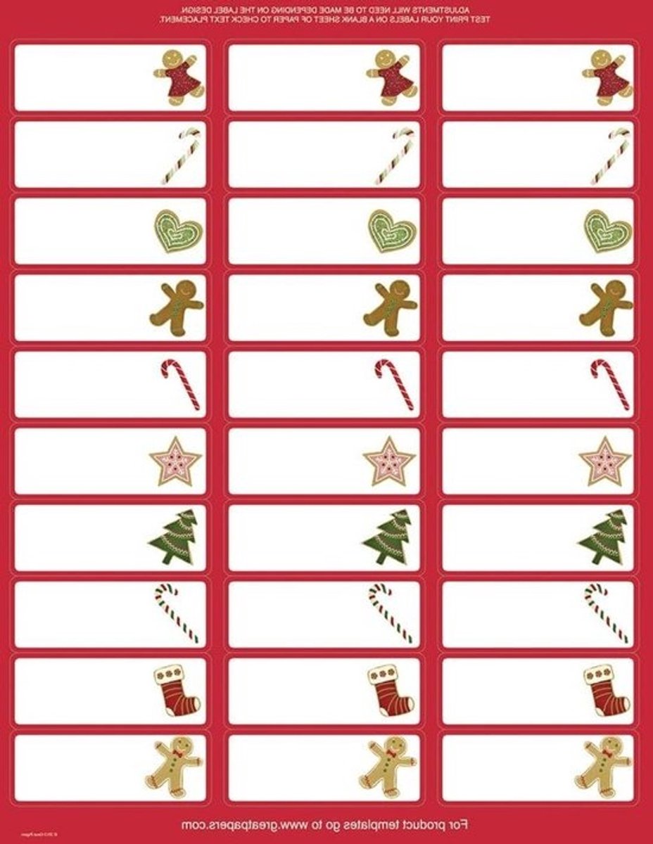 Papier Etiketten - Labels Zelfklevend - Organiseren Thuis - Zelfklevend - 216 x 279 cm - Wit