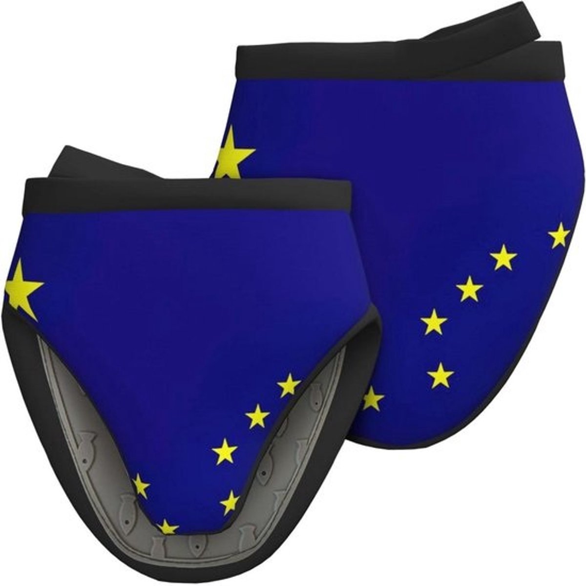 Ovenwanten - Keukenhandschoenen Pannenlappen - Hete Voorwerpen Vastpakken - Eendenbek Ontwerp - 15 cm x 15 cm - Alaska Vlag Print