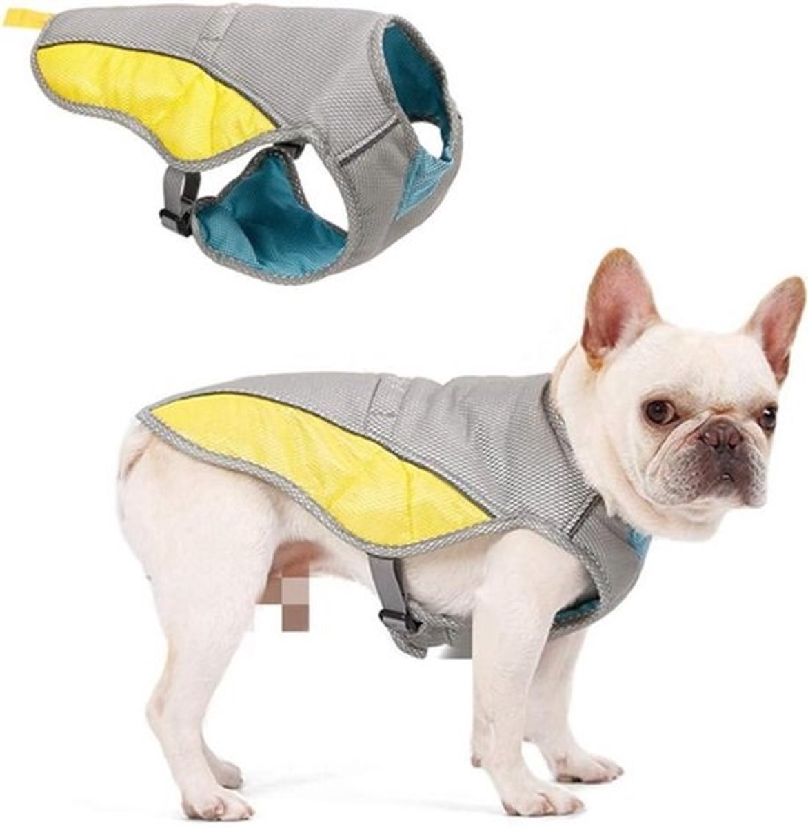 Honden Koelvest - Hond Koelvest - Hitteproof Werken - Geen Chemicaliën - XXL - Blauw