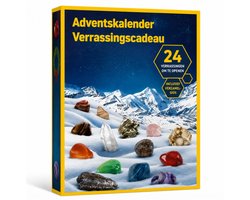Edelstenen Adventskalender 2026 - 24 Dagen met Kristallen, Mineralen, Stenen & Fossielen - Kerst Aftelkalender voor Kinderen