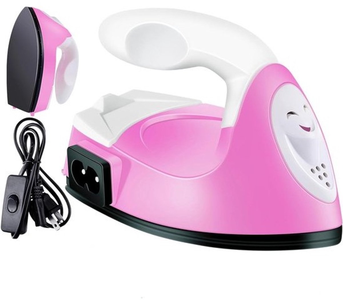 Mini Transferpers - Warmtepers Machine - T-shirt Decoratie - Keramische Antiaanbaklaag - N.v.t. - Roze