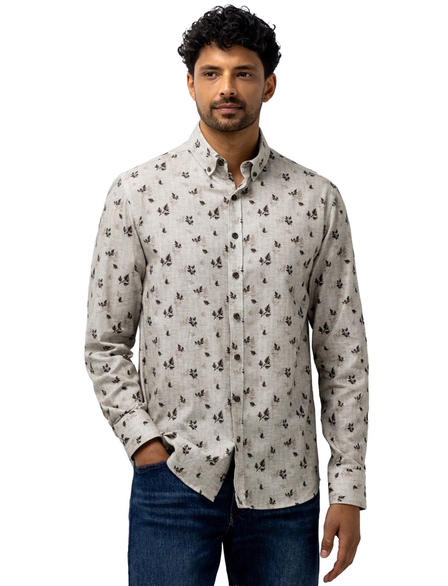 State of Art casual overhemd beige