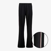 TwoDay dames wide leg broek met bies zwart - Maat S