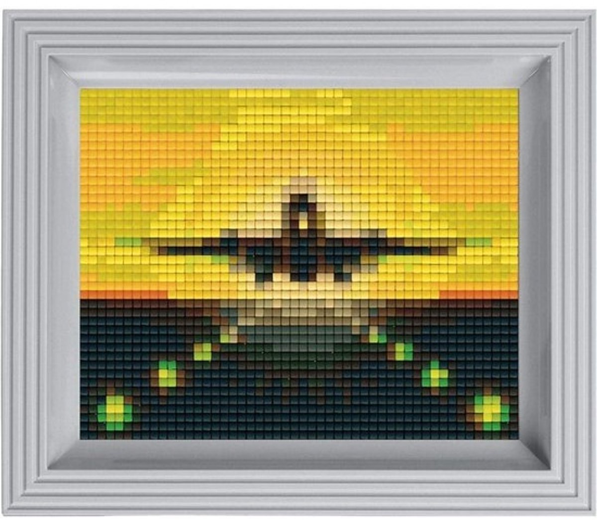 Pixel Mozaïek Geschenkdoos - Pixelkunst Set - Creatief Hobbyen - Zonder Strijken of Lijmen - 10 x 12 cm - Multicoloured