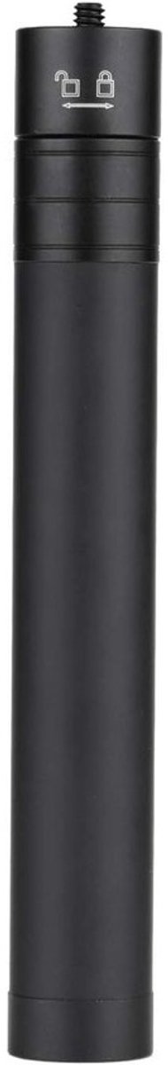 Verlengstang Stabilisator - Telescopische Stang Gimbal Verlenger - Video Opnemen - Verstelbaar Bereik - 19-73 cm - Zwart