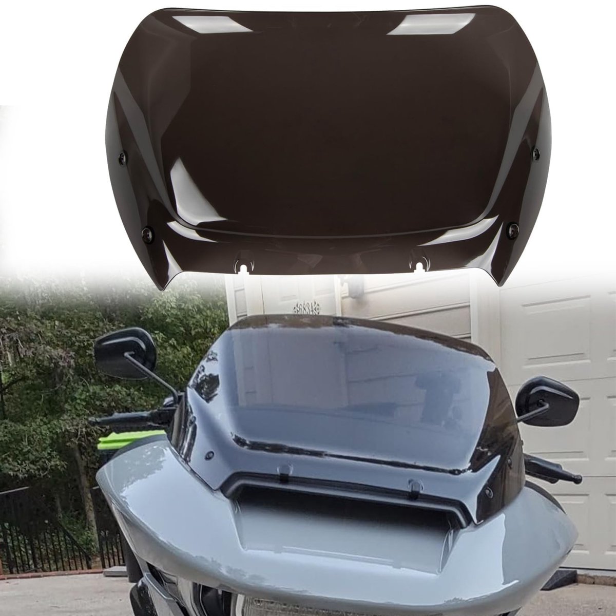 Windshield Air Deflector voor Motorfiets - Geschikt voor Harley Road Glide 2023-2024