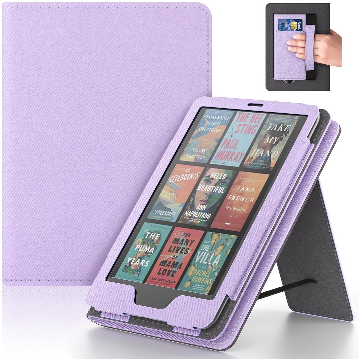 Tablethoes met polsband en Auto Sleep Wake - Lichtpaars
