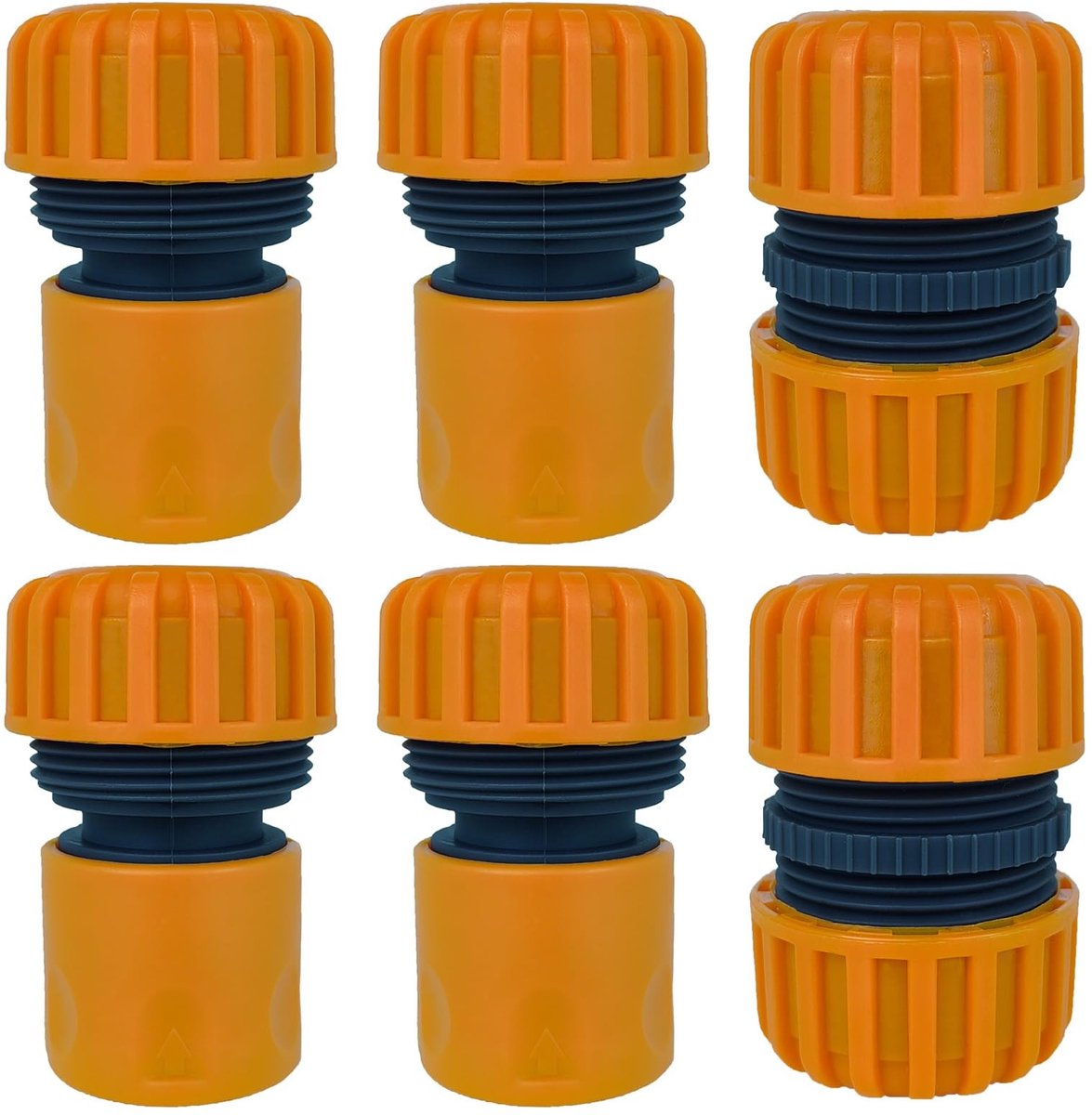 3/4 inch Tuinslang Snelle Koppelingen - 6 stuks