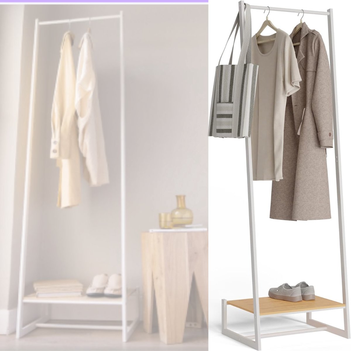 DailySupplies® Kledingrek Metaal - Kledinghangers - Dressboy - Roestvrij staal