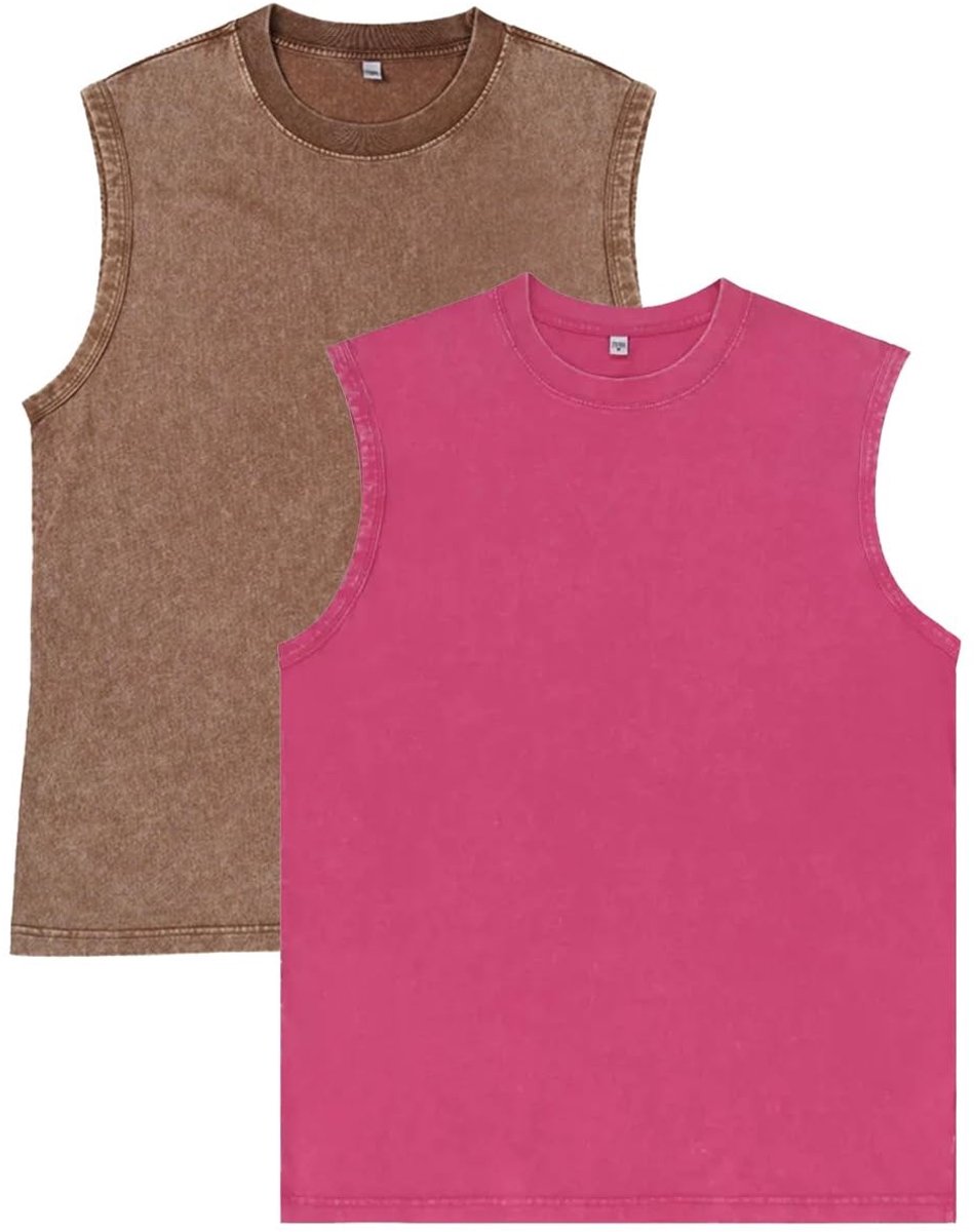 Mouwloze Tanktops Set van 2 - Casual en Ademend