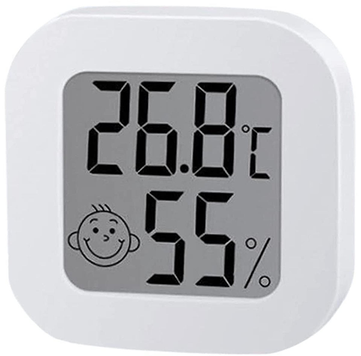 Compacte Digitale Hygrometer voor Binnengebruik - Temperatuurmeter van -10°C tot 70°C en Vochtigheidsmeter van 10% tot 99% RH, Ideaal voor Huishoudens en Kassen