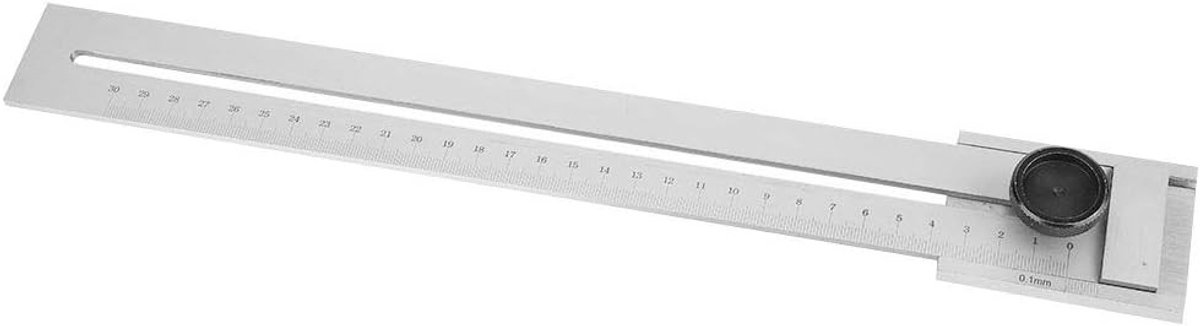 Stainless Steel Liniaal van 300 mm voor Houtbewerking - Precisie Meetinstrument voor Markeren en Constructie