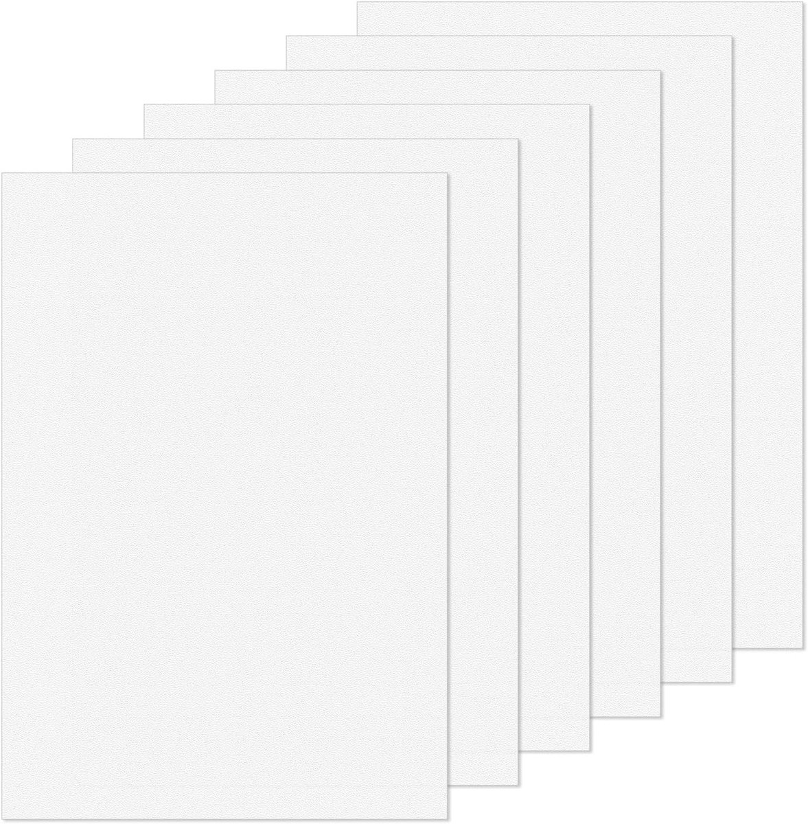 6 Stuks Polystyreen Platen 21x29,7 cm - Ideaal voor Modelbouw, Knutselen en Creatieve Projecten, 1 mm Dikte